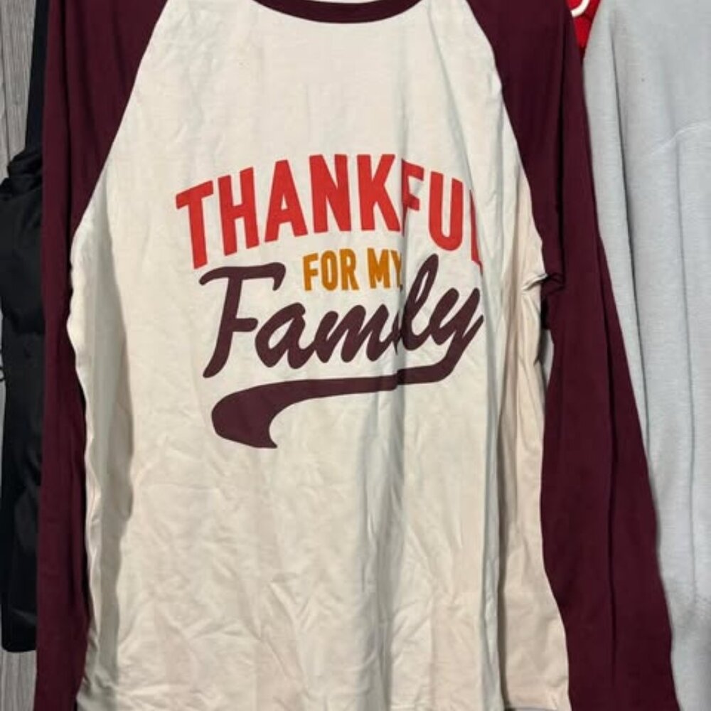 "Thankful For My Family" Long Sleeve Shirt